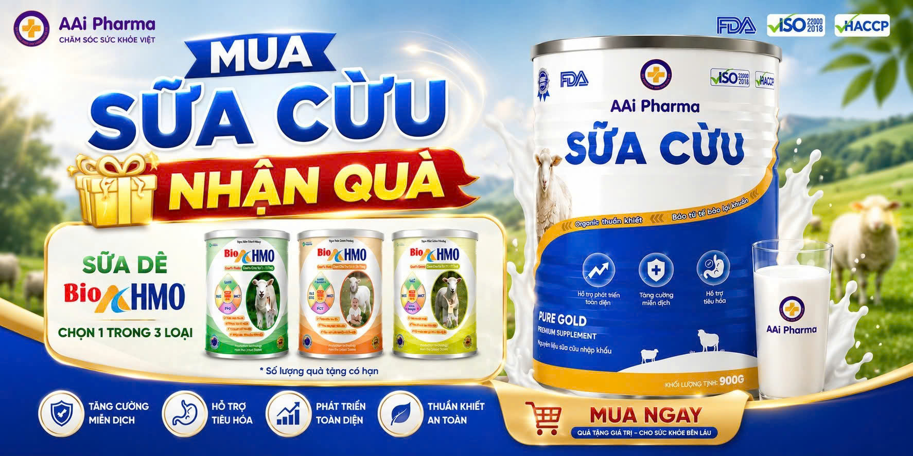AAiPharma - Chương Trình Trải Nghiệm Sữa Dê