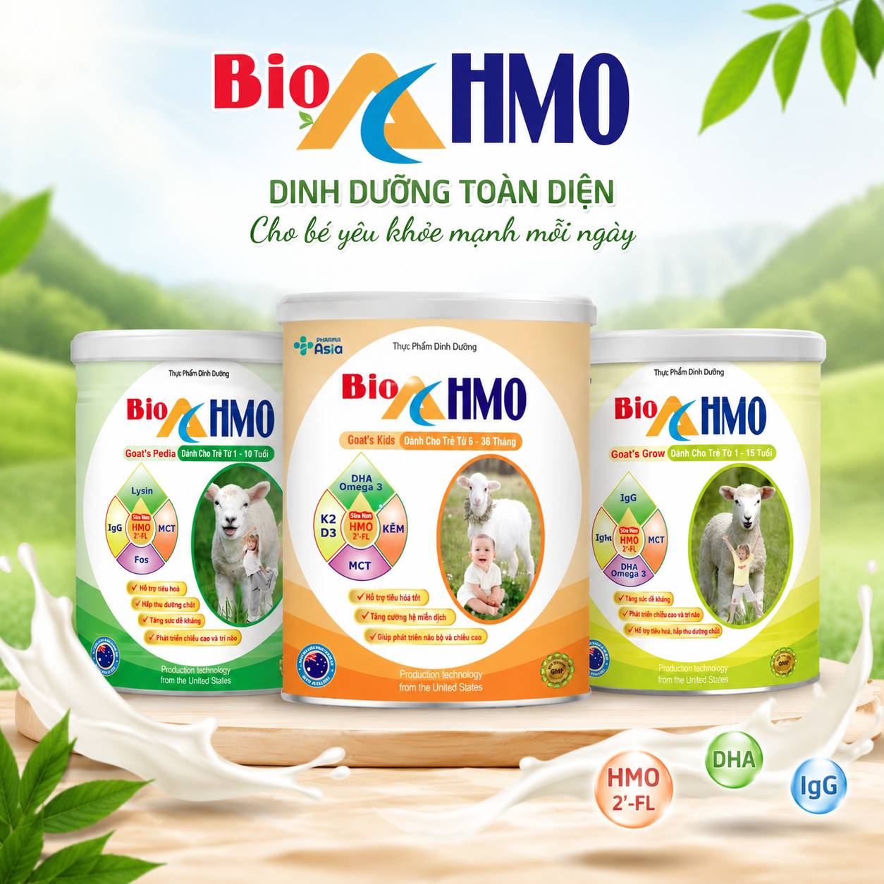 🎁 Tặng thêm Sữa Dê BioHMO